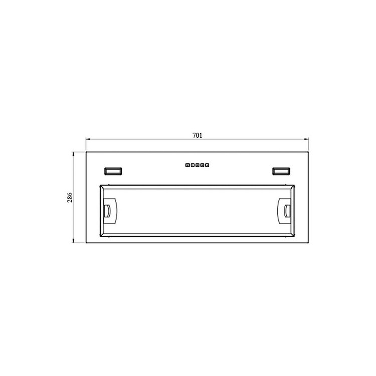 هود مخفی کن مدل Artima 1 V2 سایز 70