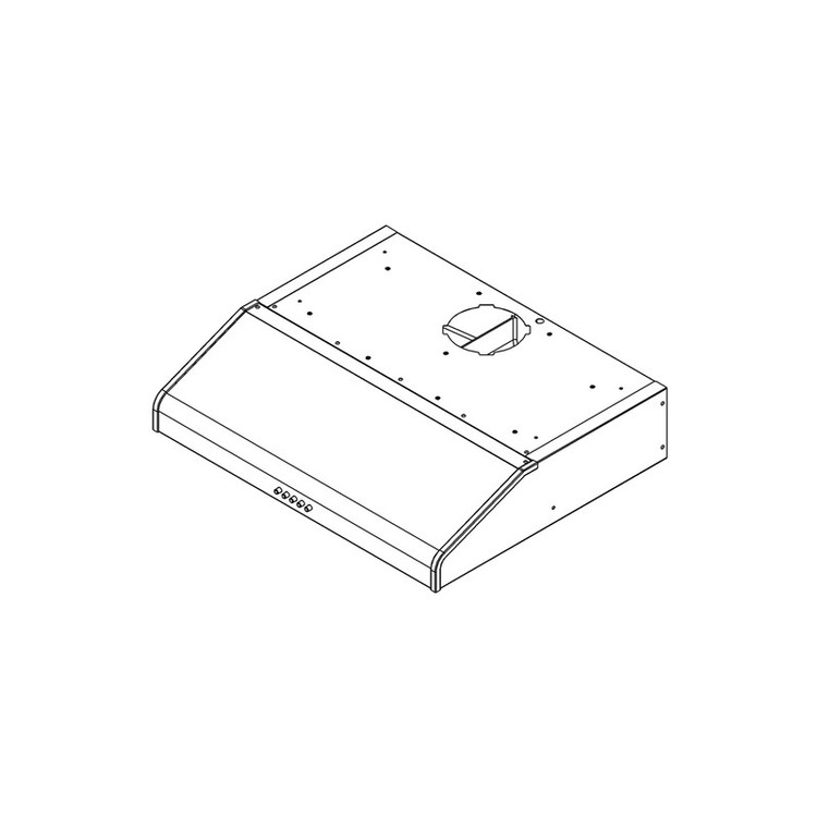 هود زیرکابینتی کن مدل 2100/60 سایز 60