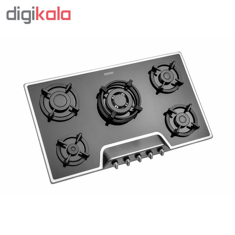 اجاق گاز صفحهای پنج شعله استیل البرز مدل G5951S