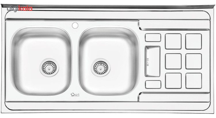 سینک ایلیا استیل مدل 3021 روکار